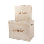 VirtuFit Houten 3-in-1 Plyo Box Set - 2 Stuks, Sport en Fitness, Fitnessmaterialen, Verzenden, Nieuw