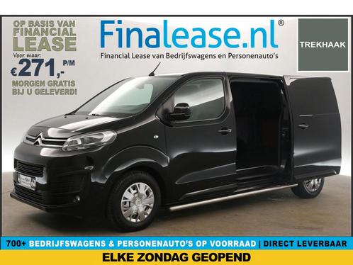 Citroën Jumpy 2.0 BlueHDI L2H1 360Cam 2xSchuifd LED €271pm, Auto's, Bestelauto's, Lease, Handgeschakeld, Diesel, Citroën, Zwart