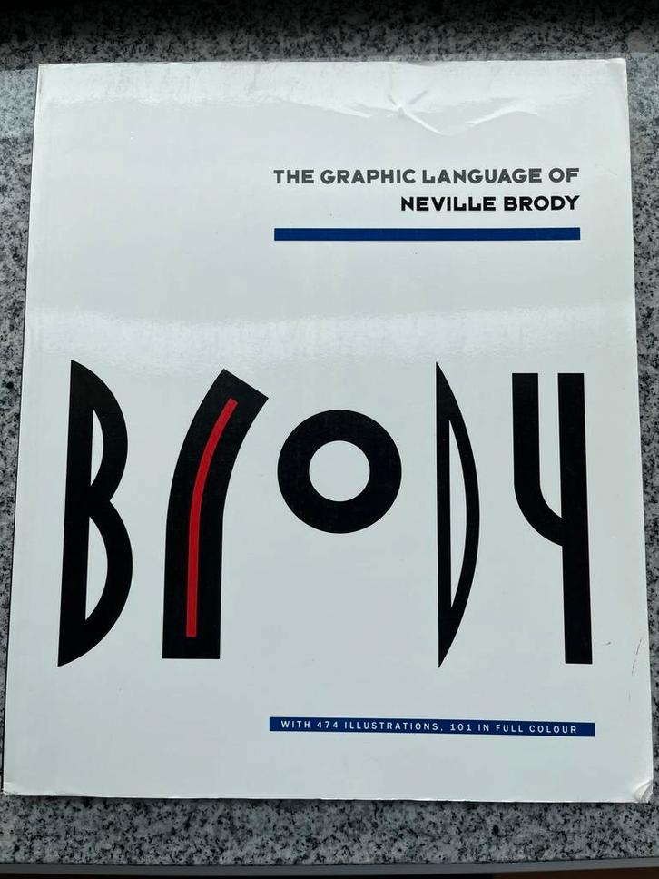 Brody – The graphic language of Neville Brody, Boeken, Kunst en Cultuur | Beeldend, Grafische vormgeving, Gelezen, Verzenden