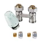 Set recht 15mm knel - thermostatisch, Doe-het-zelf en Verbouw, Verzenden, Nieuw