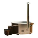 Grenen houtgestookte hottub voor 4-6 personen, Tuin en Terras, Ophalen of Verzenden, Nieuw, Filter, Inbouw