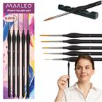 Maaleo Penseelset 5-delig – Perfect voor Fijn Schilderwerk, Hobby en Vrije tijd, Ophalen of Verzenden, Nieuw