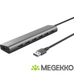 Trust Halyx 7-Port Mini USB Hub Aluminium, Verzenden, Nieuw, Trust