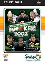 World Championship Snooker 2003 (PC CD) BOXSETS, Gebruikt, Verzenden