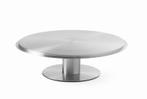 Taartplateau - 30 cm - Draaibaar - Op voet - RVS - Hendi - 5, Verzenden, Nieuw in verpakking