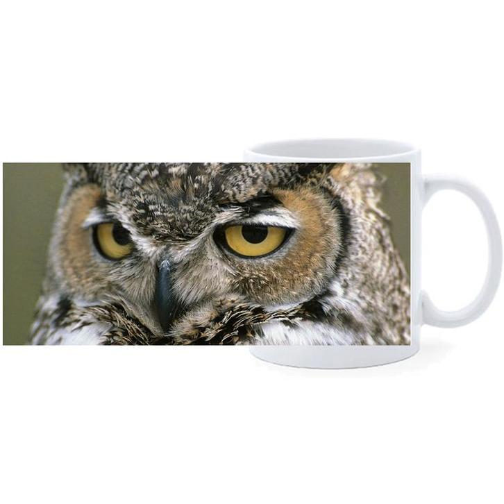 Beker - Oehoe Uil - Close up NIEUW, Huis en Inrichting, Keuken | Servies, Nieuw, Ophalen of Verzenden