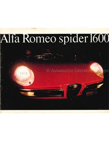 1966 ALFA ROMEO SPIDER 1600 BROCHURE FRANS beschikbaar voor biedingen