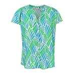 Signe Nature • blauw groene blouse • 34, Kleding | Dames, Verzenden, Nieuw, Maat 34 (XS) of kleiner, Signe nature