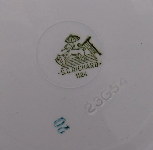 S. C. Richard di Richard Ginori - Tafelservies - Porselein, Antiek en Kunst, Antiek | Meubels | Tafels