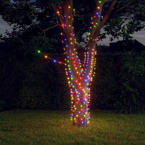 vidaXL 5 st Lichtslinger met 200 LEDs solar binnen/buiten, Diversen, Kerst, Nieuw, Verzenden