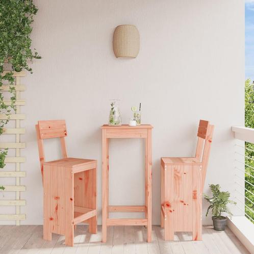 vidaXL Barkrukken 2 st 40x48,5x115,5 cm massief douglashout, Tuin en Terras, Tuinstoelen, Nieuw, Verzenden