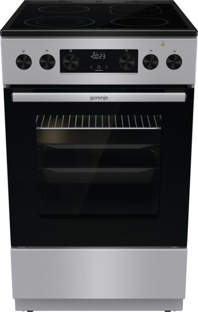 Gorenje Gecs5c70spaot Keramisch Fornuis Met Multifunctionele, Witgoed en Apparatuur, Fornuizen, Nieuw, 85 tot 90 cm, Ophalen of Verzenden