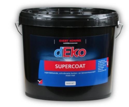 Evert Koning / Rigo Skyn Supercoat Mat Buitenmuurverf - 10 l, Doe-het-zelf en Verbouw, Verf, Beits en Lak, Nieuw, Verzenden