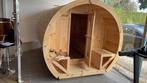 Buiten Sauna - Schoener Yukon Cedar Barrelsauna met veranda, Verzenden, Nieuw