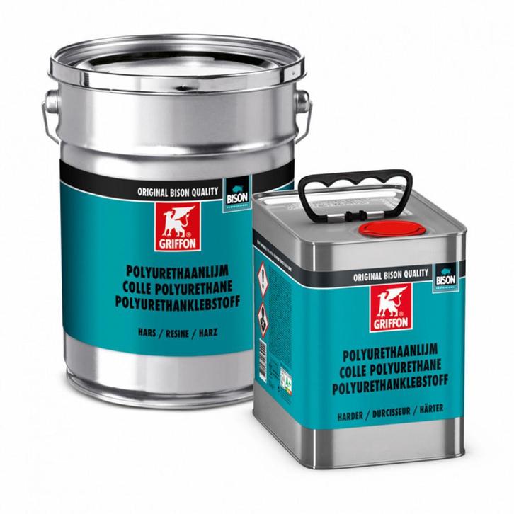 Bison Polyurethaanlijm 15kg+Verharder 2.5kg, Caravans en Kamperen, Kampeeraccessoires, Nieuw