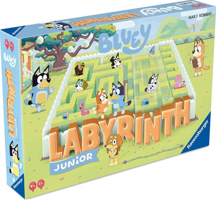 Labyrinth Junior - Bluey | Ravensburger - Gezelschapsspellen, Hobby en Vrije tijd, Gezelschapsspellen | Bordspellen, Nieuw, Verzenden
