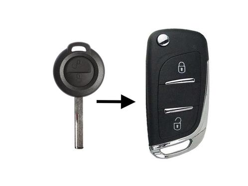 Smart klapsleutel 2 knoppen 433Mhz, Auto-onderdelen, Overige Auto-onderdelen, Verzenden