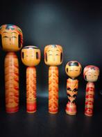 Beeldje (13) - Twaalf grote traditionele kokeshi, Antiek en Kunst