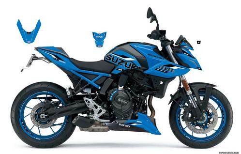 Suzuki | Stickerset GSX-8S Blauw/Zwart/Wit, Motoren, Accessoires | Stickers, Verzenden