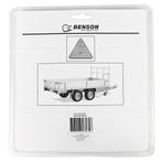 Benson Driehoekige reflector - 15,5 cm - rood - set van 2..., Ophalen of Verzenden, Nieuw