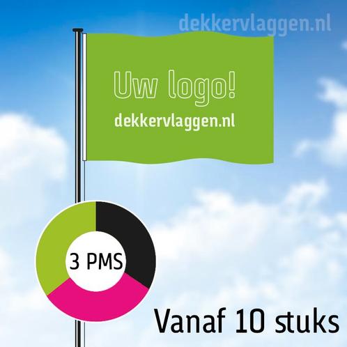 Vlag zeefdruk BASIS-3 PMS kleuren-200 x 300 cm, Diensten en Vakmensen, Drukwerk en Grafisch ontwerpers