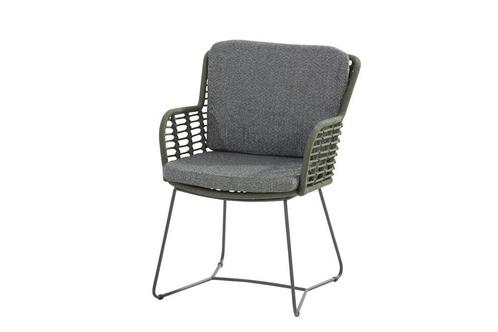 4-Seasons Fabrice tuinstoel - Groen (1 stuk) | AANVRAAG, Tuin en Terras, Tuinstoelen, Nieuw, Overige materialen, Verzenden