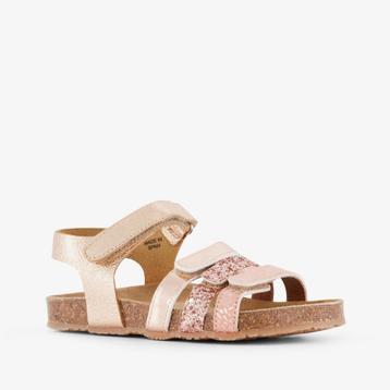 Groot leren meisjes bio sandalen met glitters goud maat 35 beschikbaar voor biedingen