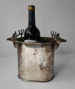 Met edelherten - Champagne koeler - Verzilverd