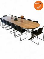 Ahrend vergadertafel - 320x100cm - Ovaal - bladkleur naar ke, Vergader- of Presentatieruimte, Ophalen of Verzenden, Gebruikt, Tafel