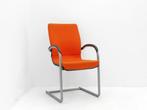 Vergaderstoel Ahrend 230 - oranje - slede aluminium grjis, Werkplek, Ophalen of Verzenden, Gebruikt, Overige typen