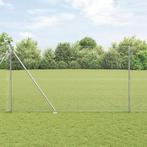 vidaXL Gegolfd Draadhek met 7 Spijkerpalen 1.6x10 m, Verzenden, Nieuw, IJzer