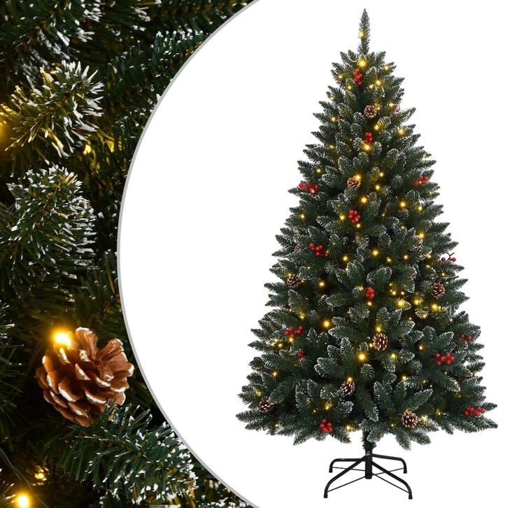 vidaXL Kunstkerstboom met 300 LEDs 240 cm, Diversen, Kerst, Nieuw, Verzenden