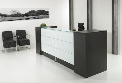 Entree Nieuw Receptieopstelling - Balie - Donker Eiken 288cm, Zakelijke goederen, Kantoor en Winkelinrichting | Kantoormeubilair en Inrichting