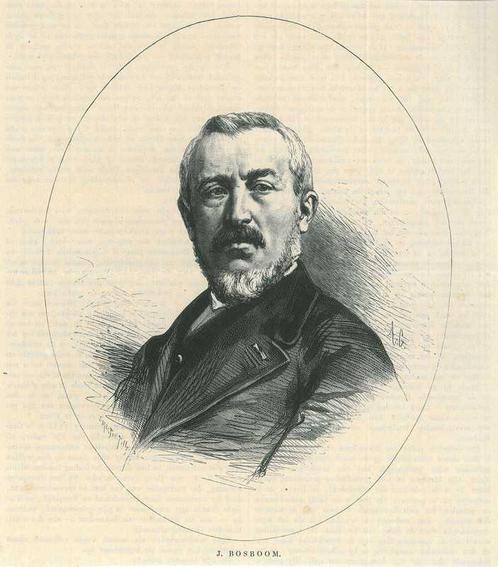 Portrait of Johannes Bosboom, Antiek en Kunst, Kunst | Etsen en Gravures