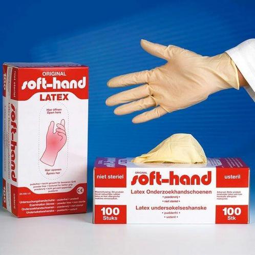 Soft-Hand Latex - poedervrij EL - Extra Large 100 Stuks, Diversen, Verpleegmiddelen, Nieuw, Verzenden