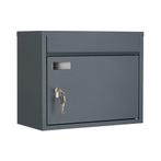 SafePost 910PZ wandbrievenbus met profielcilinderslot staal, Tuin en Terras, Brievenbussen, Verzenden, Nieuw