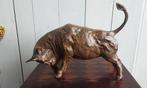 Beeldje - Stier - 40 cm - Brons