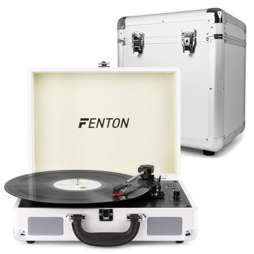 Fenton RP115D platenspeler met Bluetooth en platenkoffer, Audio, Tv en Foto, Platenspelers, Nieuw, Verzenden