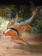 Kleurrijke Glazen Vis Sculptuur - Uniek Kunstobject - Italië