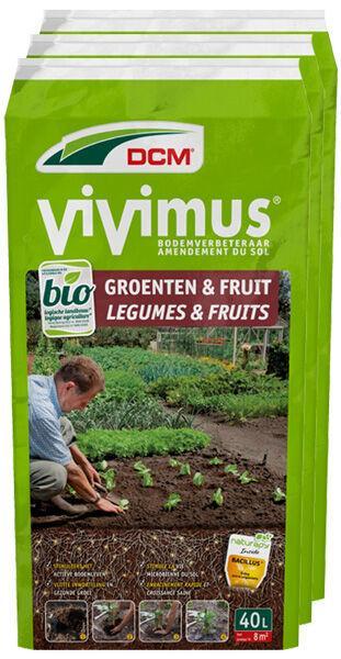 54 x 40L DCM Bio Vivimus® Groenten & Fruit, Tuin en Terras, Aarde en Mest, Ophalen of Verzenden