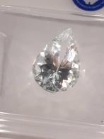 Certified Natural Goshenite (beryl) - 1.72 ct - pear shaped, Nieuw