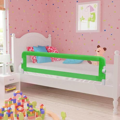 vidaXL Kinderbedhekjes 2 st 150x42 cm groen, Kinderen en Baby's, Traphekjes, Nieuw, Verzenden