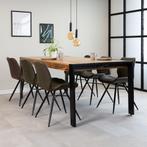 BESTEL DIRECT! Industriële eetkamertafel 200cm