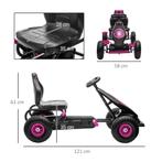 TRUUSK Gokart, Kinderrijtuig Met Verstelbare Zitting, Trapvo, Kinderen en Baby's, Speelgoed | Buiten | Skelters, Verzenden, Nieuw