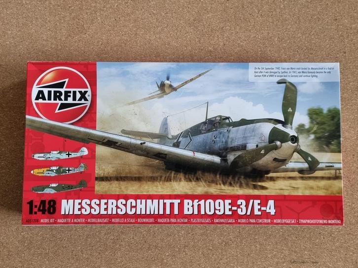 Airfix A05120B Messerschmitt Bf109E-3/E-4 1:48, Hobby en Vrije tijd, Modelbouw | Vliegtuigen en Helikopters, Verzenden