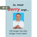 Ja Maar Berry Zegt 9789074950688 B. Westra, Boeken, Hobby en Vrije tijd, Verzenden, Gelezen, B. Westra