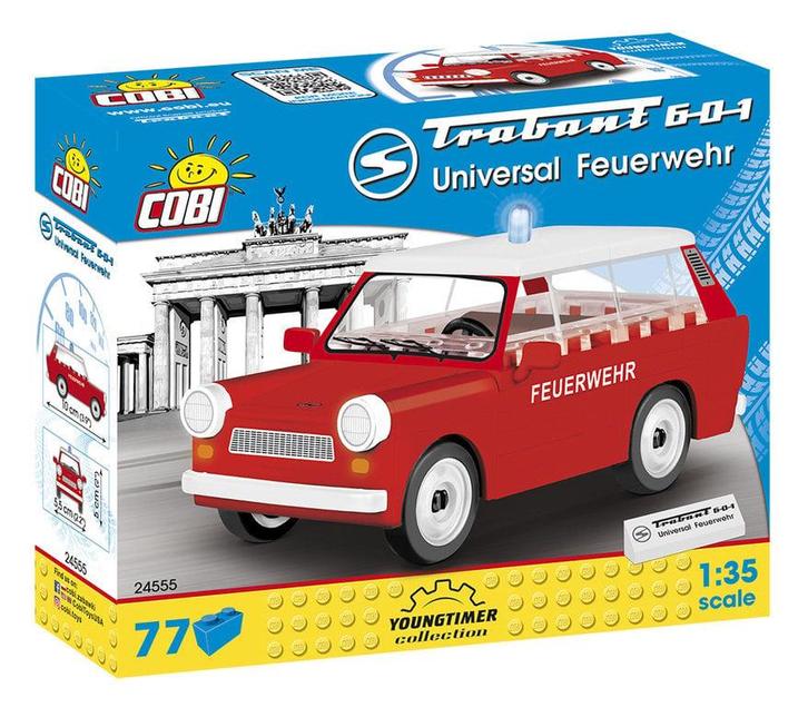COBI 24555 - Trabant 601 Brandweer (Voertuigen), Kinderen en Baby's, Speelgoed | Bouwstenen, Nieuw, Verzenden
