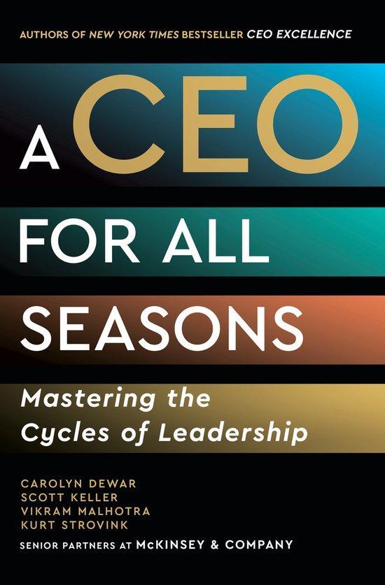 9781668212578 A CEO for All Seasons Carolyn Dewar, Boeken, Studieboeken en Cursussen, Nieuw, Verzenden