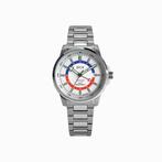 Jeux Horloge - Jeux Voyage GMT – Blanc Edition - 10 ATM, Nieuw
