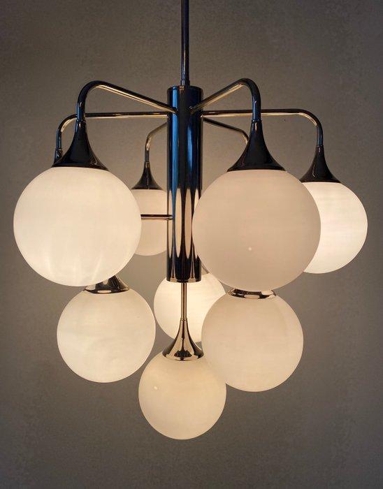 Boulanger - Gaetano Sciolari - Kroonluchter - Chroom,, Antiek en Kunst, Antiek | Lampen
